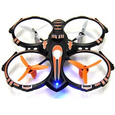 RC Stunt Drone Quadcopter w/ 360 Flip: Crash Proof, 2.4GHz, 4 CH, 3 Bladed Propellers, Extra Drone Battery for Extended Fly Time w/ Practice Landing Pad, 2 USB Charger & Spare Parts